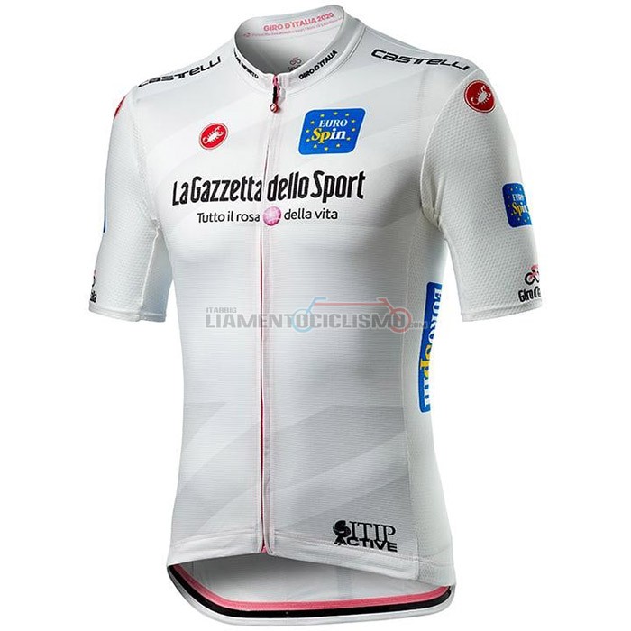 Abbigliamento Ciclismo Giro d'Italia Manica Corta 2020 Bianco